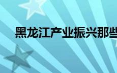 黑龙江产业振兴那些事儿，“码”上查！