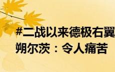 #二战以来德极右翼首次赢得州议会选举#，朔尔茨：令人痛苦