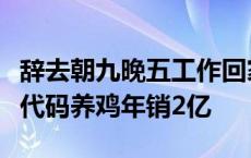 辞去朝九晚五工作回家养鸡，程序员辞职用低代码养鸡年销2亿