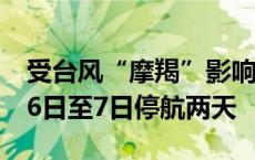 受台风“摩羯”影响，北海至涠洲岛航线9月6日至7日停航两天