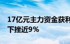 17亿元主力资金获利了结 银行板块累计高位下挫近9%