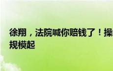 徐翔，法院喊你赔钱了！操纵股价判赔110万，后续或有大规模起