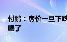 付鹏：房价一旦下跌，连40元的咖啡都不敢喝了