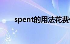 spent的用法花费例句 spent的用法 