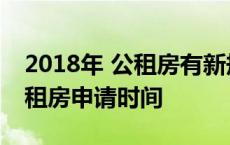 2018年 公租房有新规定不能买吗 2018年公租房申请时间 