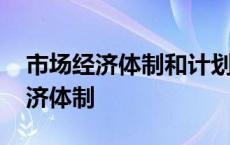 市场经济体制和计划经济体制的区别 市场经济体制 