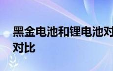 黑金电池和锂电池对比图 黑金电池和锂电池对比 