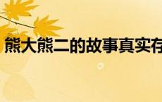 熊大熊二的故事真实存在吗 熊大熊二的故事 