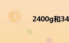 2400g和3400g 2400g 