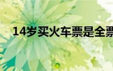 14岁买火车票是全票还是半票 14岁mm 