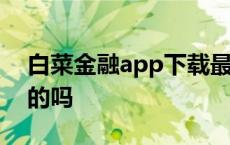 白菜金融app下载最新版本 白菜金融是合法的吗 