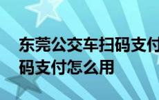 东莞公交车扫码支付怎么用的 东莞公交车扫码支付怎么用 