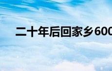 二十年后回家乡600字 二十年后回家乡 