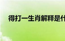 得打一生肖解释是什么动物 得打一生肖 