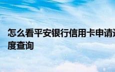 怎么看平安银行信用卡申请进度 平安银行信用卡中心申请进度查询 