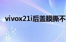 vivox21i后盖膜撕不掉 vivonex撕后膜吗 