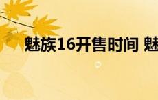 魅族16开售时间 魅族16什么时候上市 