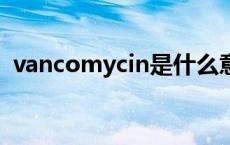 vancomycin是什么意思 vancl是什么意思 