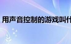 用声音控制的游戏叫什么 用声音控制的游戏 