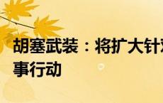 胡塞武装：将扩大针对以色列及其支持者的军事行动