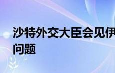 沙特外交大臣会见伊朗总统 讨论地区局势等问题