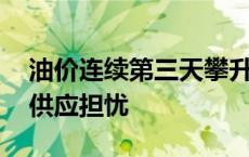 油价连续第三天攀升 中东局势升级风险加剧供应担忧