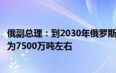 俄副总理：到2030年俄罗斯对亚太地区的煤炭出口量增幅将为7500万吨左右