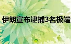 伊朗宣布逮捕3名极端组织“伊斯兰国”成员