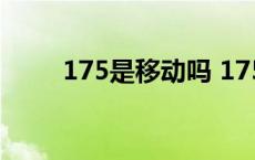 175是移动吗 175是移动还是联通 