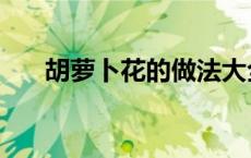 胡萝卜花的做法大全 胡萝卜花的做法 