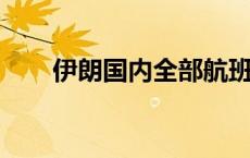 伊朗国内全部航班恢复正常运营状态