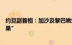 约旦副首相：加沙及黎巴嫩地区局势升级将“造成灾难性后果”