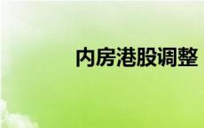 内房港股调整 融创中国跌6%