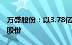 万盛股份：以3.78亿元收购熵能新材59.33%股份