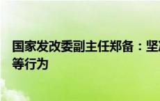 国家发改委副主任郑备：坚决纠正乱收费、乱罚款、乱摊派等行为