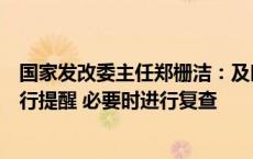 国家发改委主任郑栅洁：及时对罚没收入增长异常的地方进行提醒 必要时进行复查