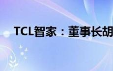 TCL智家：董事长胡殿谦因工作原因辞职