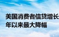 美国消费者信贷增长放缓 信用卡余额创2021年以来最大降幅