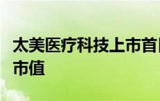 太美医疗科技上市首日“不太美”跌去近三成市值