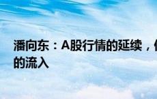 潘向东：A股行情的延续，仍有赖于政策的发力和增量资金的流入