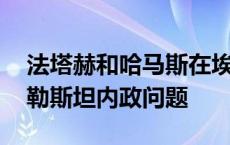 法塔赫和哈马斯在埃及开罗举行会谈 讨论巴勒斯坦内政问题