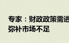 专家：财政政策需进一步发力 通过政府支出弥补市场不足