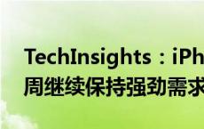 TechInsights：iPhone 16 Pro机型在第三周继续保持强劲需求