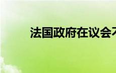 法国政府在议会不信任投票中过关