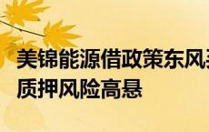 美锦能源借政策东风买关联资产，控股股东高质押风险高悬