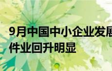 9月中国中小企业发展指数为88.7 信息传输软件业回升明显