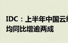 IDC：上半年中国云终端市场出货量及销售额均同比增逾两成