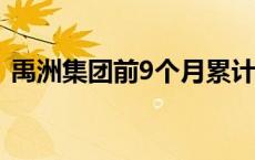 禹洲集团前9个月累计销售金额为57.14亿元