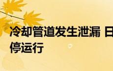 冷却管道发生泄漏 日本美滨核电站3号机组暂停运行