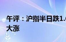 午评：沪指半日跌1.6% 跨境支付概念股逆势大涨